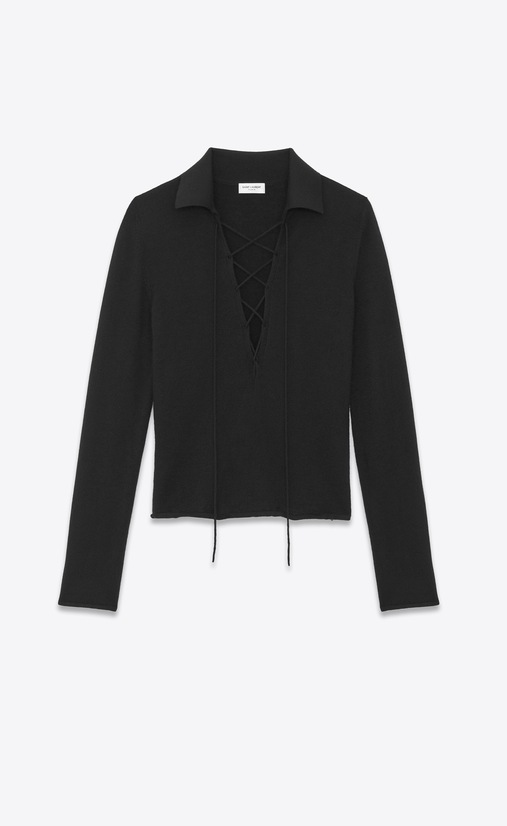 Sweater in cashmere and silk